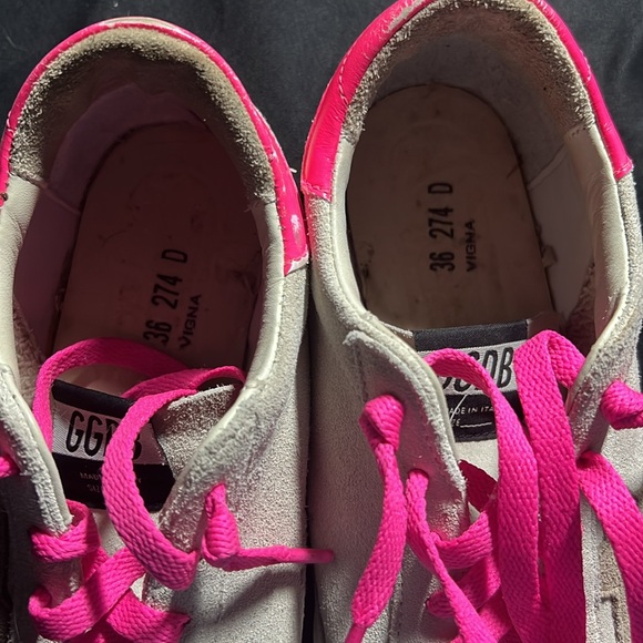 Golden Goose Pink tan suede Superstar 36 - Picture 11 of 11